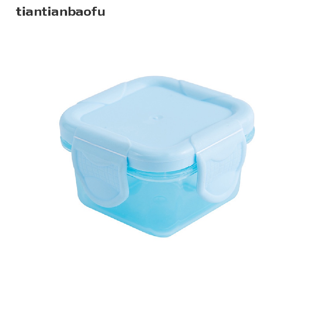 [tiantianbaofu] 60ml Anti Bocor Reusable Food Storage Wadah Plastik Aksesoris Dapur Butik