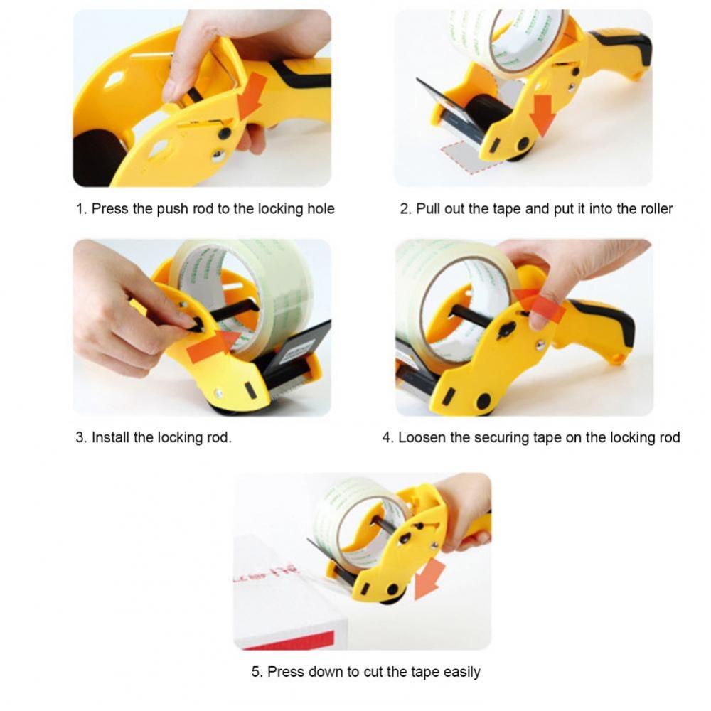 Pineapple Tape Dispenser Office Sealing Packer Dispenser Kemasan Adhesiva