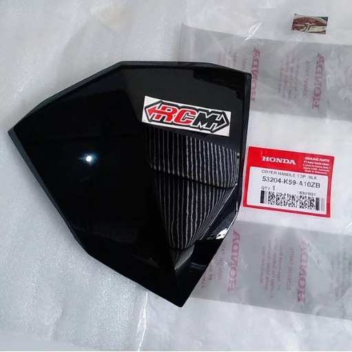 53204-K59-A10ZB COVER HANDLE TOP BLK VISOR WINDSHIELD TUTUP ATAS BATOK DEPAN VARIO 125 150 LED 2015 