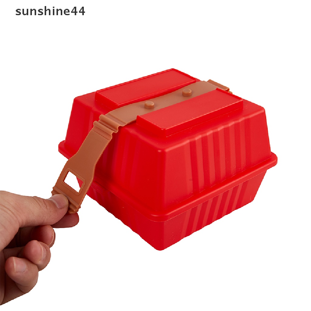 Sunshine 1PC 12CM Kotak Penyimpanan Piknik Burger Reusable Dengan Tutup Anti Bocor Storage Box ID