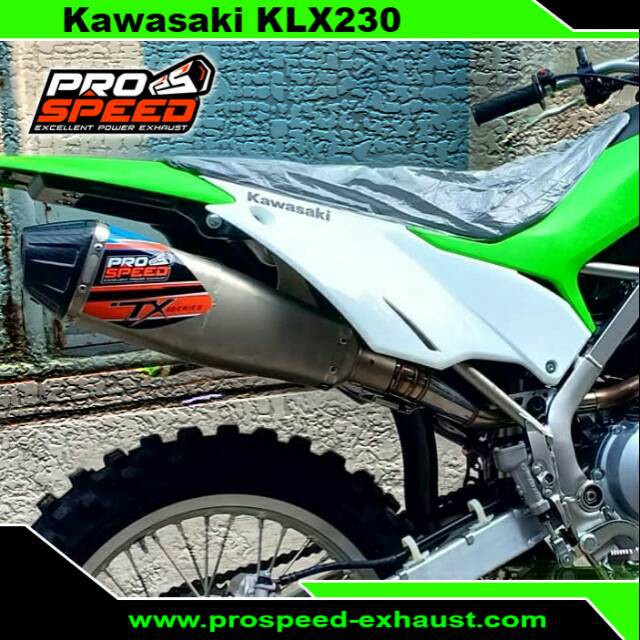 Knalpot Prospeed New TX series Kawasaki KLX230R - slip on