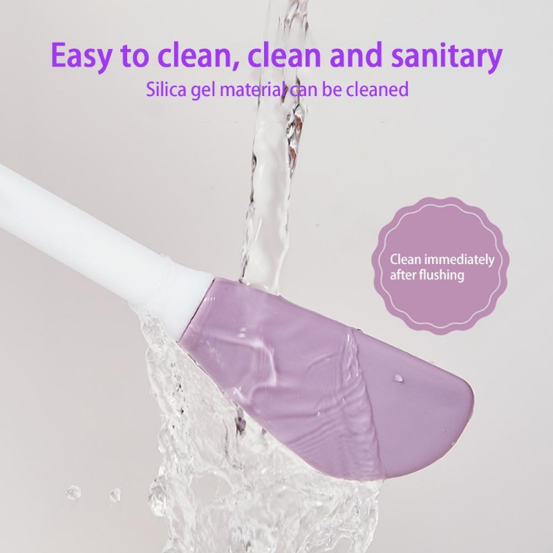 1pc Double Headed Silicone Mud Mixing Face Mask Brushes Masker Wajah Pembersih DIY Brushes Women Brush Aplicator Alat Perawatan Kulit