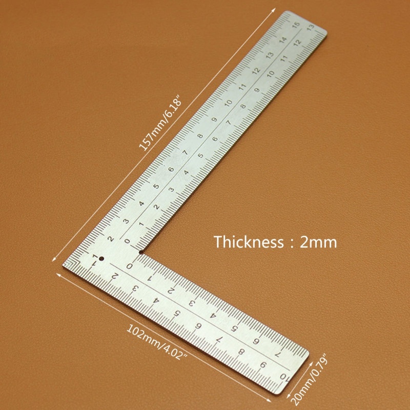 Kiss Framing Ruler Carpenters Square L Penggaris Sudut Kanan Penggaris Framing Tools Awet