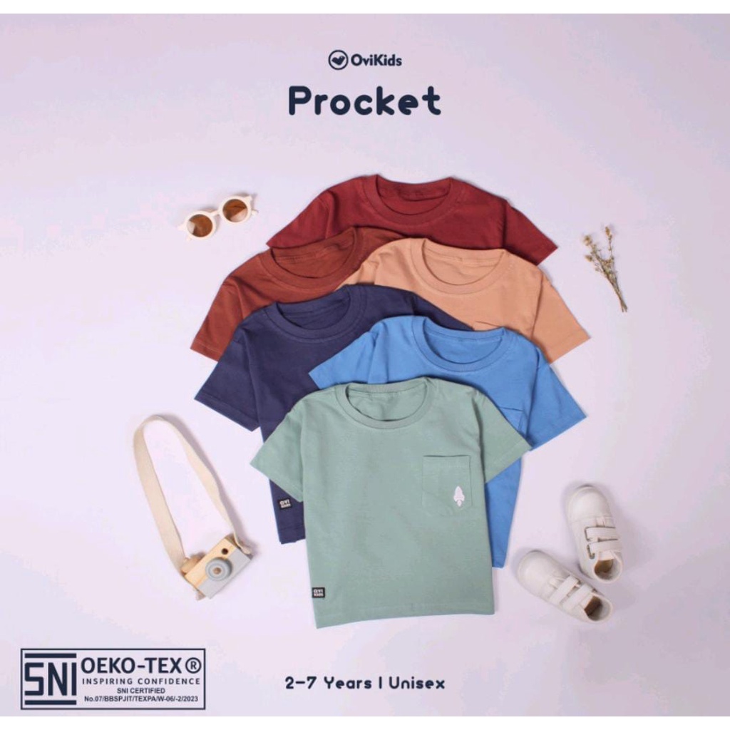 OVIKIDS PROCKET / BAJU KAOS ANAK