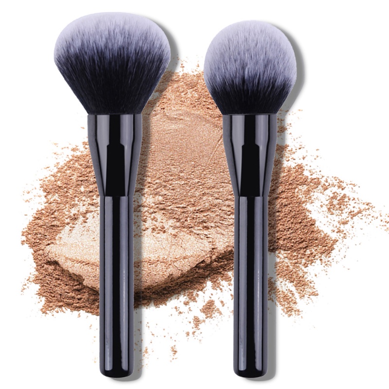 1pc Hitam Single Besar Longgar Bubuk Makeup Brushes Flat Top Foundation Brush Face Blush Contour Brush Makeup Alat