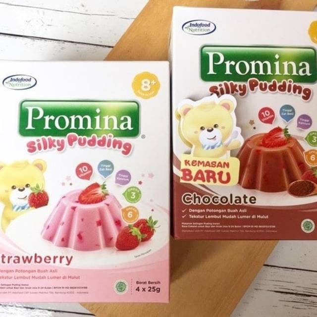 Promina Silky Puding 100gr snack bayi / Cemilan Anak / Promina puding 8mo+