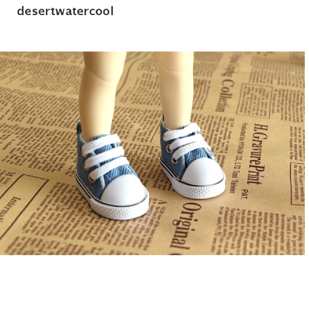 Deid Sepatu Boneka 5cm Sepatu Mainan Denim Kanvas1/6 Bjd Untuk Sneackers Boneka Rusia Sepatu Boneka 5cm Sepatu Sneakers Denim Untuk Boneka Bjd, Sepatu Mainan Mini Kanvas Denim Fashion1Per6 Bjd Untuk Boneka  Loyang Sekat 5cm