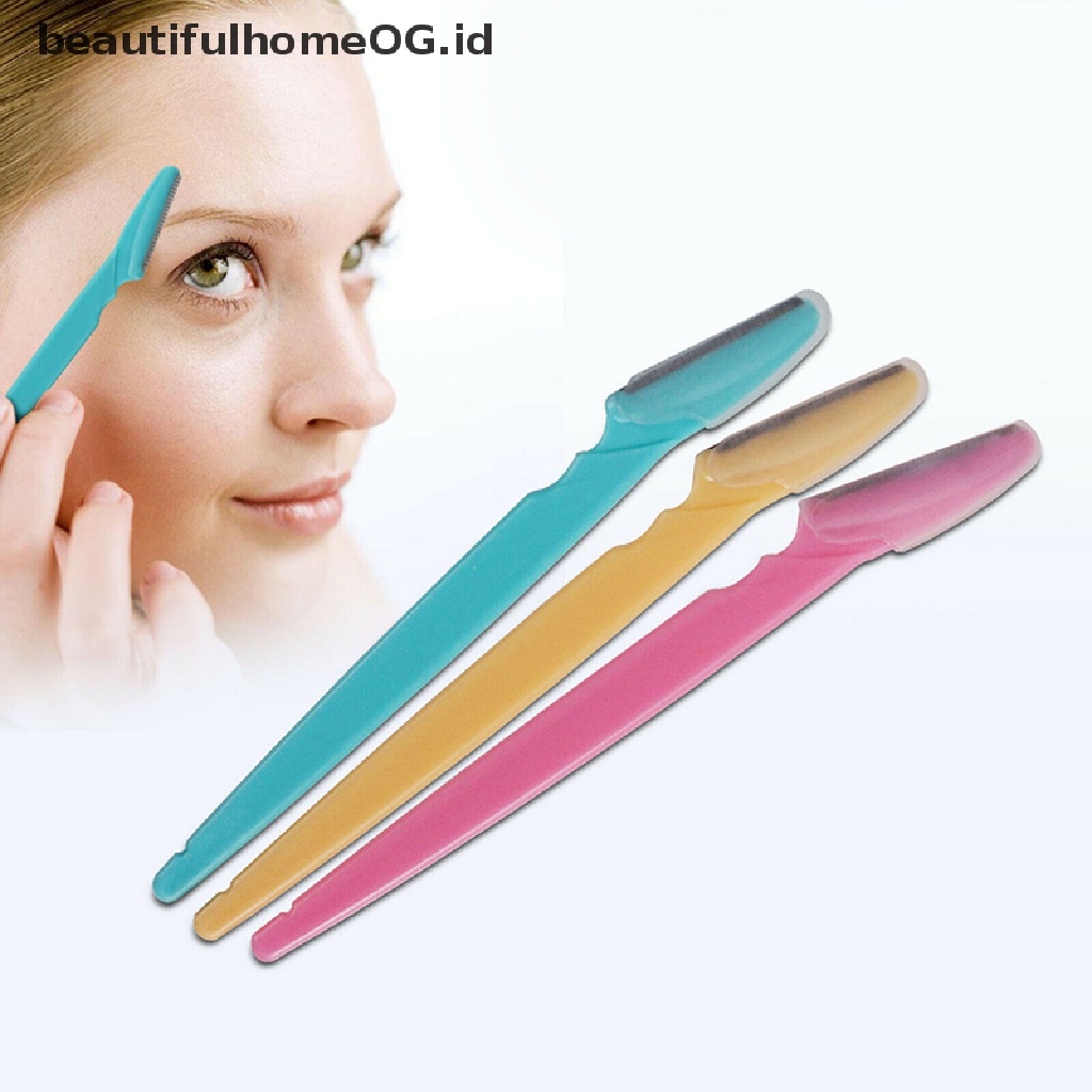 // Lebaran// Facial Brow Razor Trimmer Shaper Shaver Pisau Alat Penghilang Bulu **