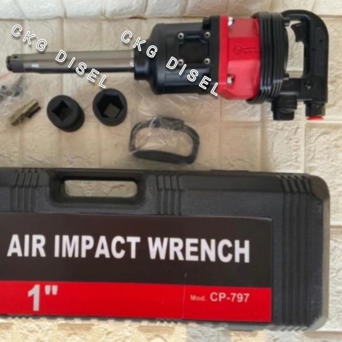 AIR IMPACT WRENCH ALAT BUKA BAUT ANGIN RODA TRUCK CASSAL 1"