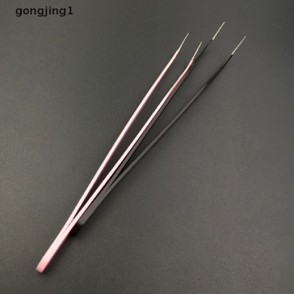 Ggg Stainless Komedo Penghilang Jerawat Bengkok clip Alat Komedo tweezer curved pimple ID