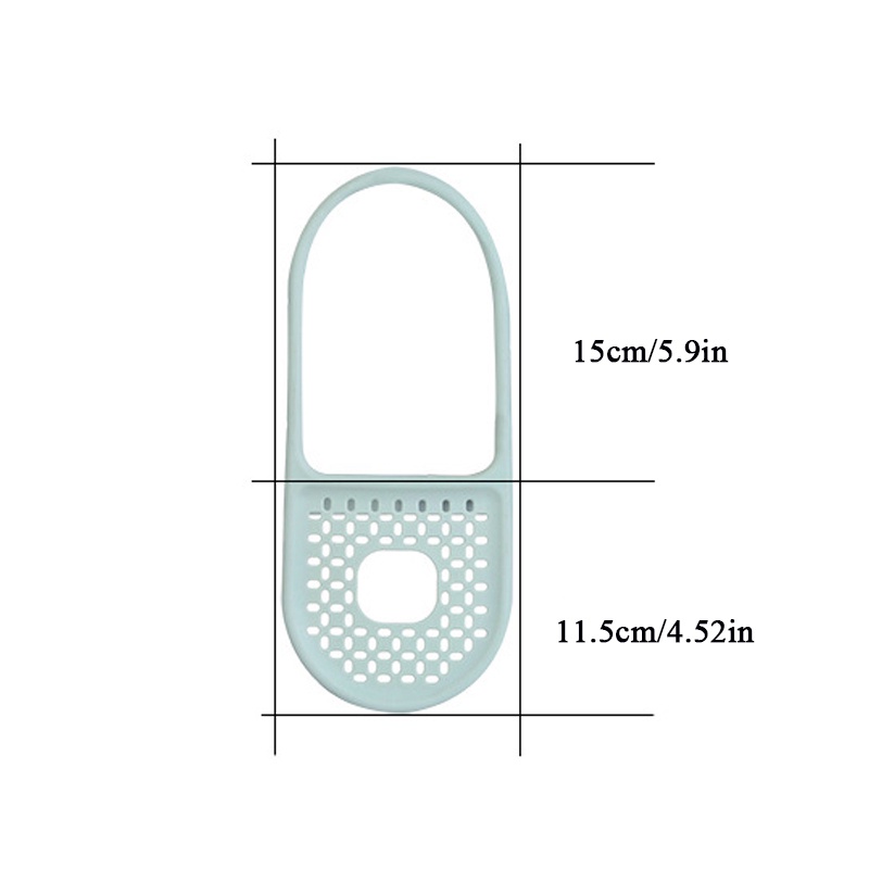 1pc Spons Wastafel Dapur Saluran Air Ruck/Brush Holder Home Organizer Multifungsi Alat Dapur Kamar Mandi Foldable