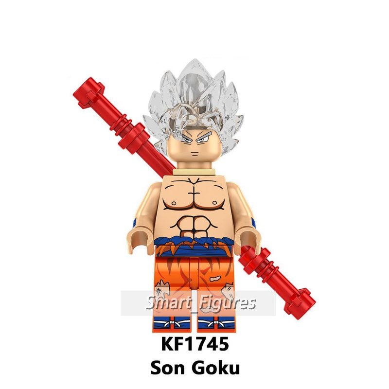 Dragon Ball Minifigure Matahari Wukong Hitam Wukong Buatan Man No. 13mainan Edukasi Blok Bangunan Rakitan Anak