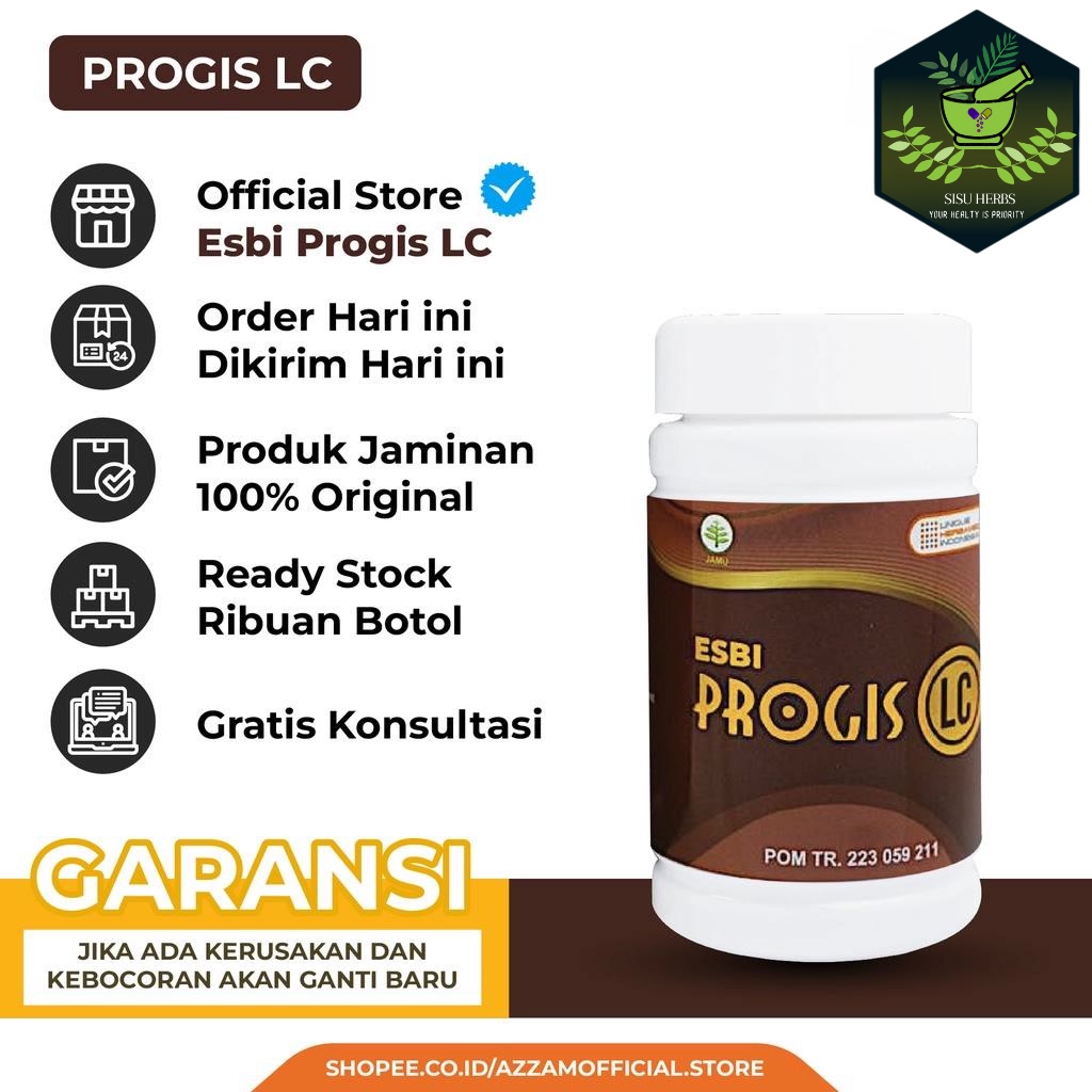 Esbi Progis LC Obat Saraf Kejepit Rematik dan Asam Urat Herbal Manjur ASLI ORIGINAL