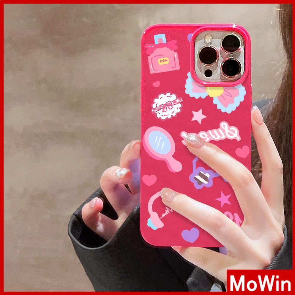 For iPhone 14 Pro Max iPhone Case Pink Glossy TPU Soft Case Shockproof Protection Camera Pink Sweet Bow Compatible with iPhone 13 Pro max 12 Pro Max 11 xr xs max 7Plus 8Plus