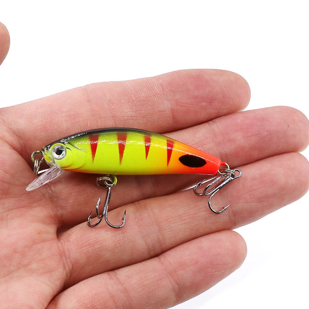 Umpan Casting 6.7g/5.5cm Fishing Sinking Minnow Lure Umpan Ikan Alat Pancing Kail Plastic Bait Umpan Mancing