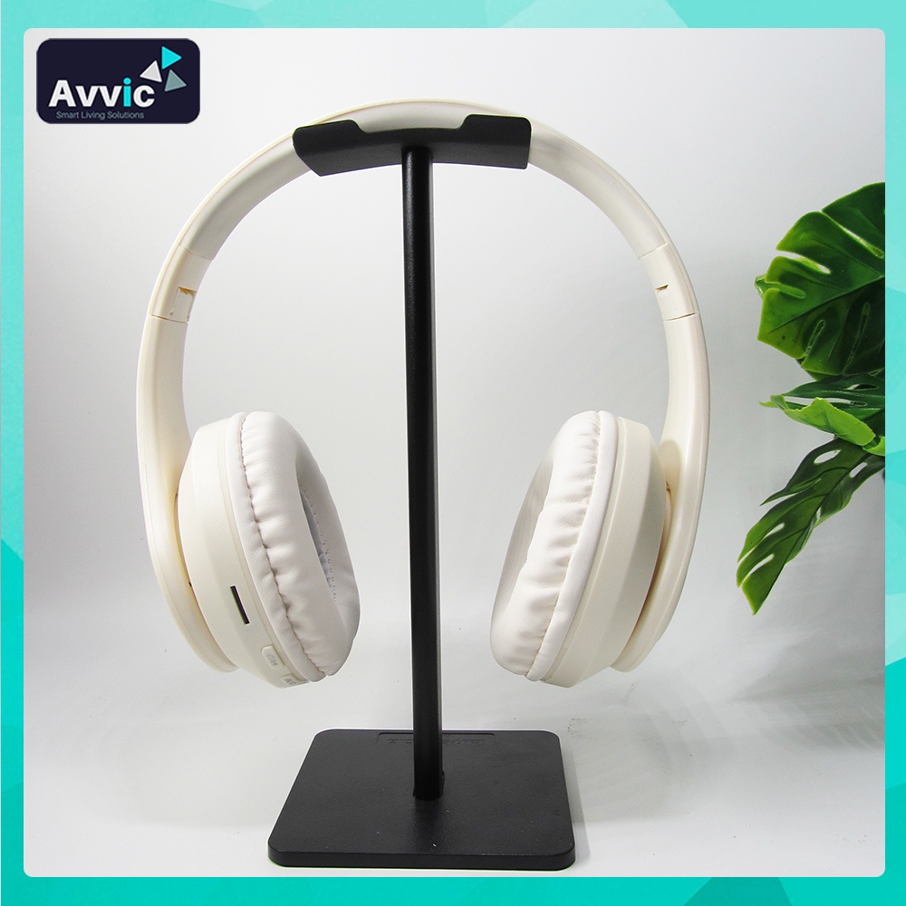 Avvic B39 Headphone Bluetooth 5.3 Wireless Headset Bando Mono Bass Hifi Sound Music RGB LED Light