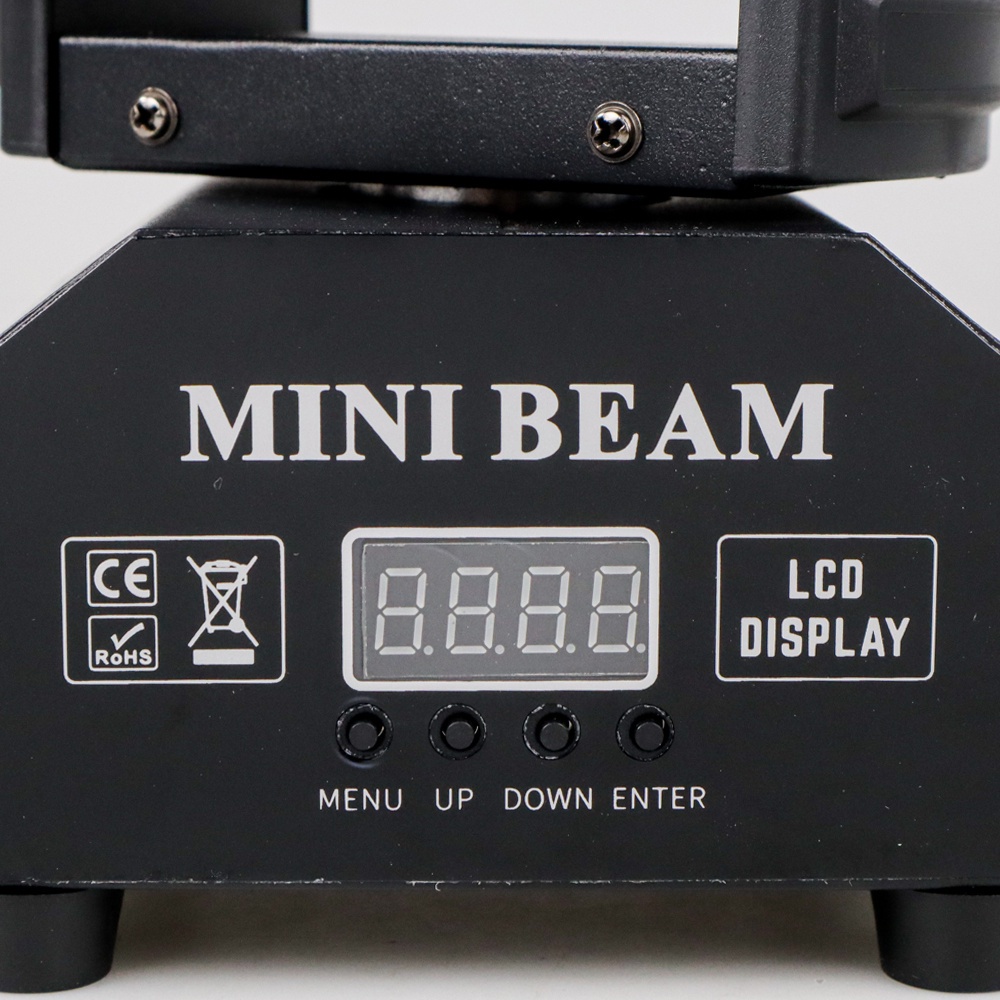 Lampu Sorot Panggung Spotlight LED RGB Moving Head DMX 10W - DM512 - Black - 7RLL88BK