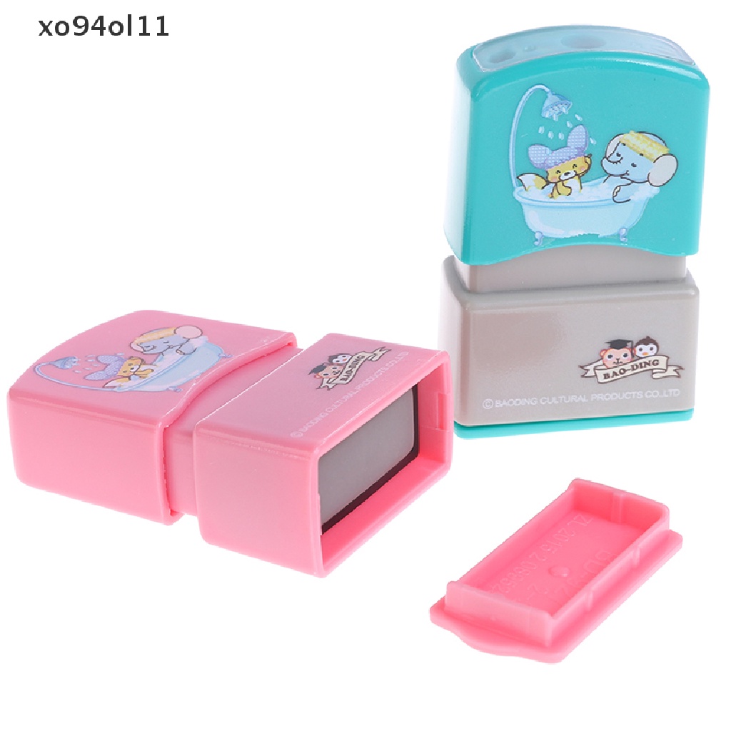 Xo Stempel Nama Bayi DIY Security Name Seal Baju Bab Ukir Pola Sendiri OL