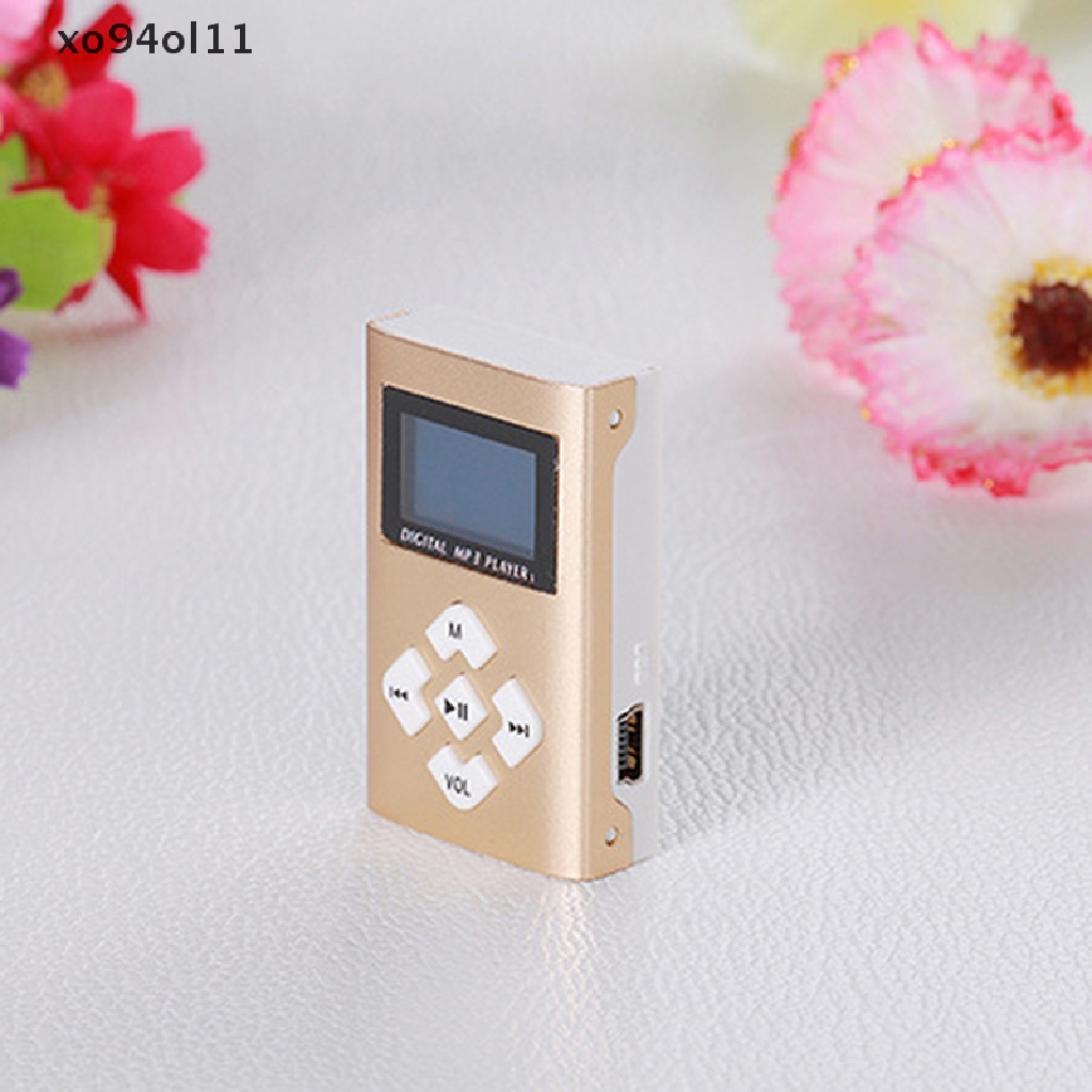 Xo Mp3 Music Player Mini Usb Portable 32Gb Kartu Inserg Slot Digitale Mp3 Player OL