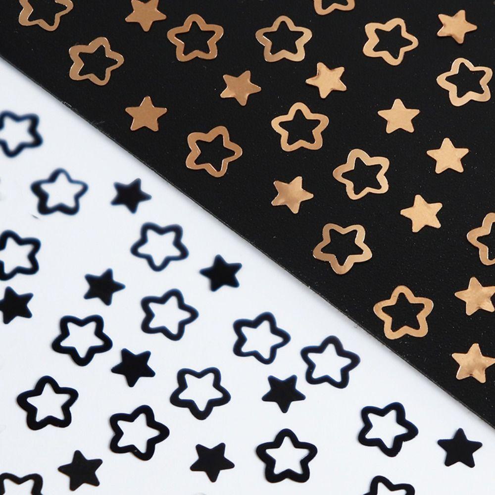 Mxbeauty Kuku Glitters Manis 6kisi Kotak Kupu-Kupu Bintang Bunga Aksesoris Kuku Manicure Ornaments