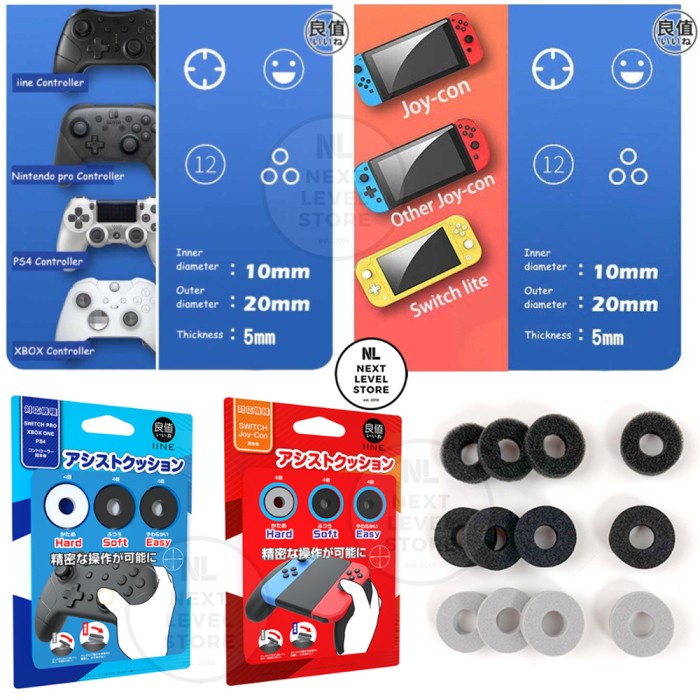 IINE Ring Anti Drift Analog Nintendo Switch Joycon PS Xbox L240 L241