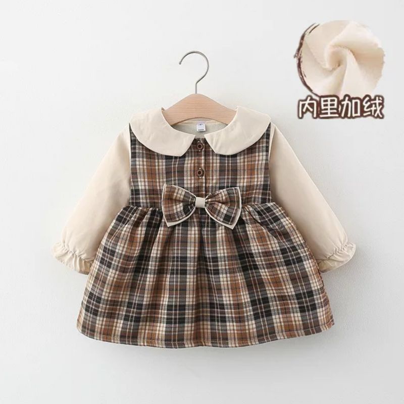 Dress brukat anak perempuan import premium murah baju pantai anak