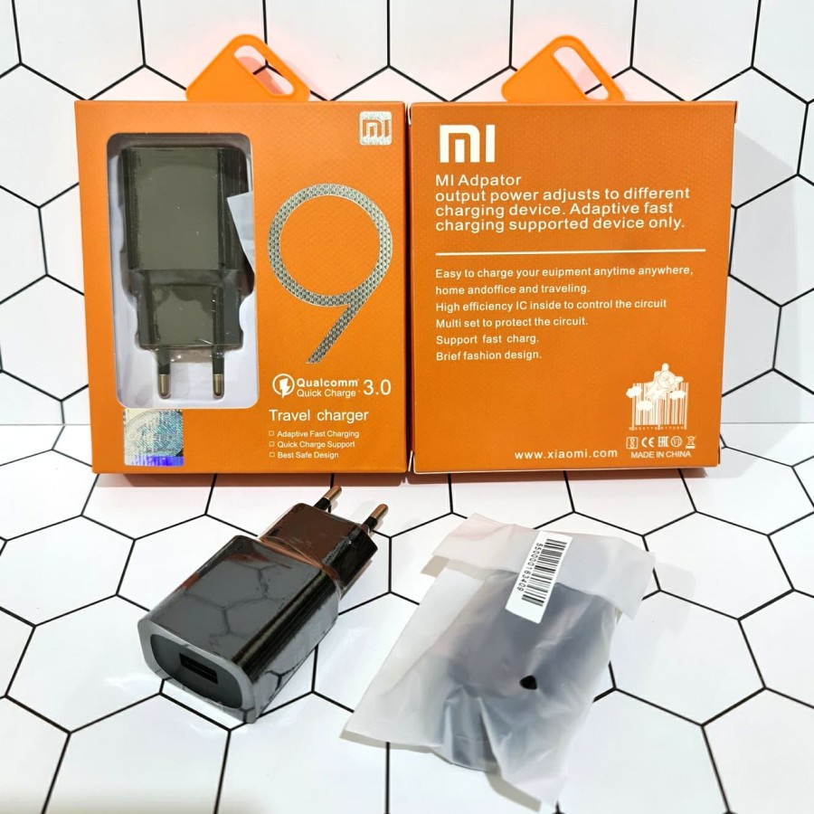 Charger Turbo Xiaomi Mi9 27W Fast Charging Kabel Usb Micro &amp; Type C Original oem