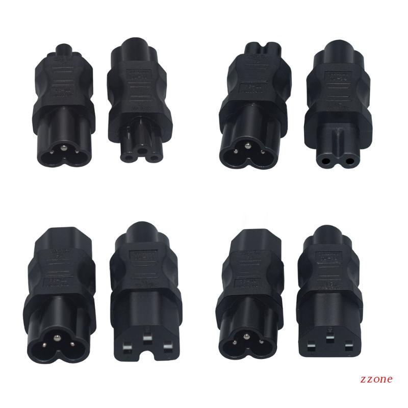 Zzz Adaptor Pria Wanita Ringan C6 Ke C5 Adapter Lurus C6 Ke C13/C6 Ke C15