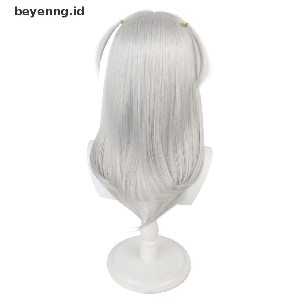 Beyen Anime Hololive Gawr Gura Cosplay Wig Tahan Panas Wig Sintetis Halloween Cosplay Dekorasi Pesta Dewasa Props ID