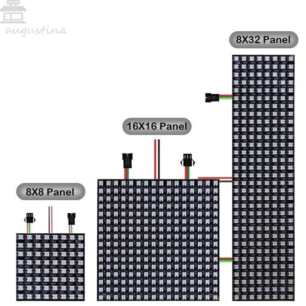 Agustina Pixels LED Panel LED RGB DC5V Warna-Warni Dengan IC WS2812B WS2812 Matrix Panel Light