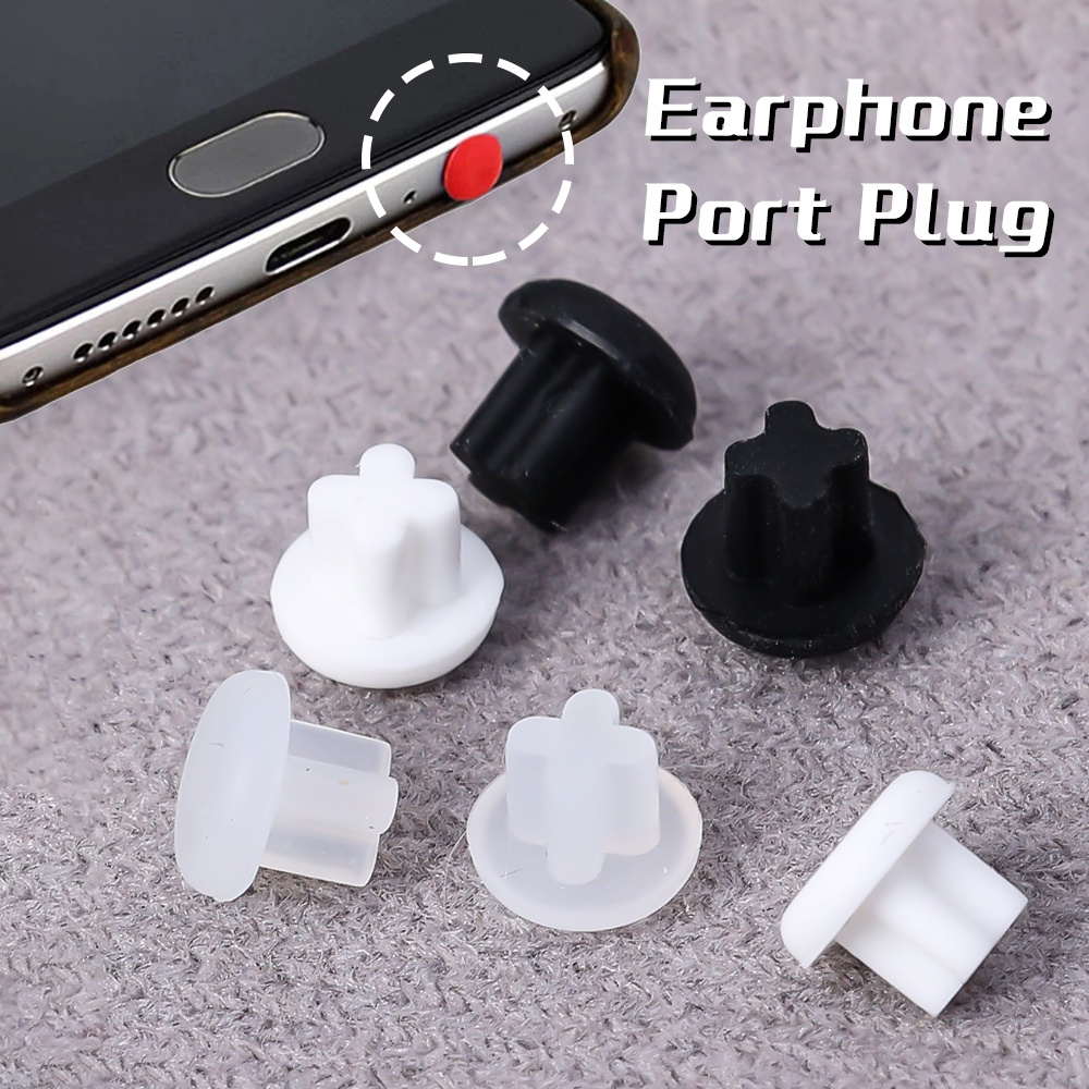 [Harga Grosir] 1PC Anti-Debu 3.5mm Earphone Port Plug Universal Pelindung Lubang Ponsel Karet Colokan Debu Untuk Headphone Jack Laptop Komputer Tablet Aksesoris