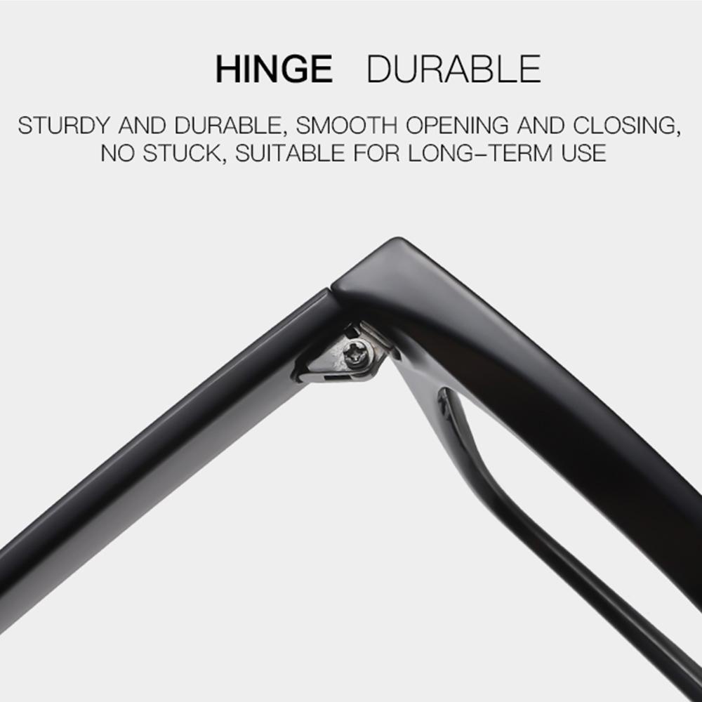 Lily Kacamata Kotak Vintage Trendy UV Silau Anti Eyestrain Lensa Bening Gaming Eyeglasses