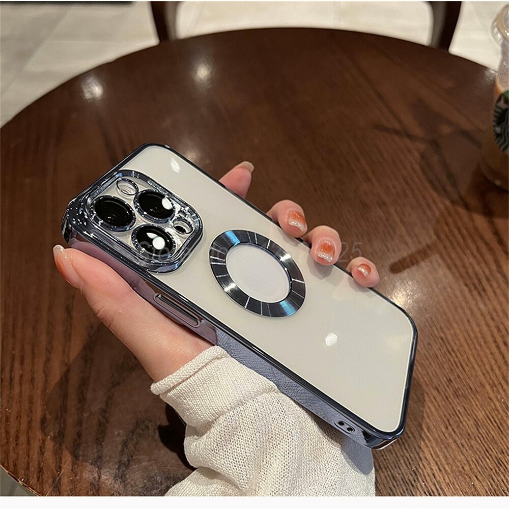 IPHONE [cuci Gudang] silikon lapis deluxe berkualitas hisyaigh dengan perlindungan lensa shockproof soft casing ponsel untuk igoyohone 7 8 ̽lus ̽ s ̽ax ̽r 11 12 13 ̽ro stapelax