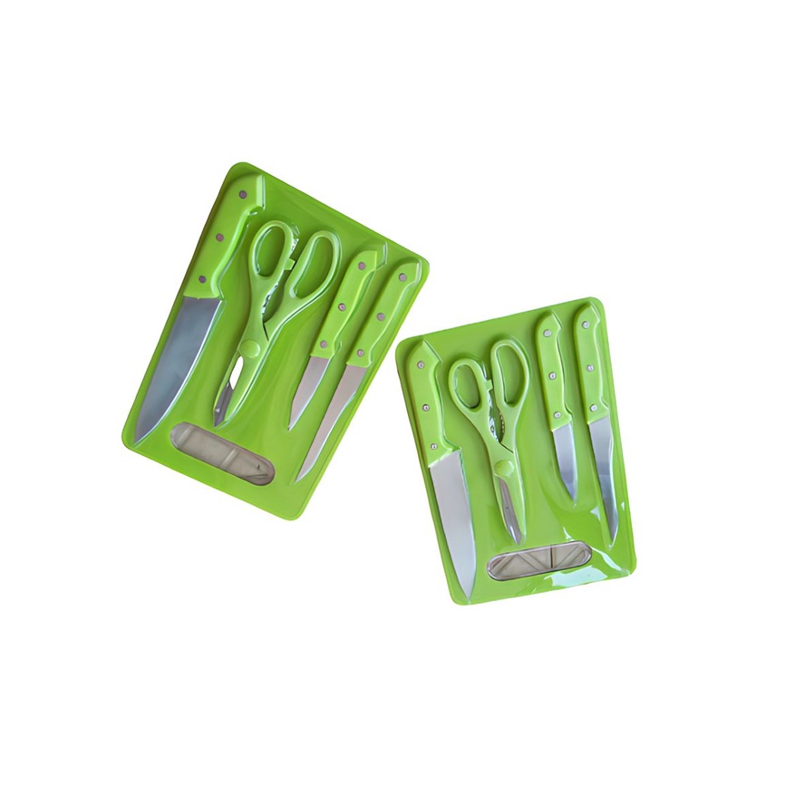 Pisau Set MPASI sudah termasuk Talenan Isi 5 Peralatan Makan Baby