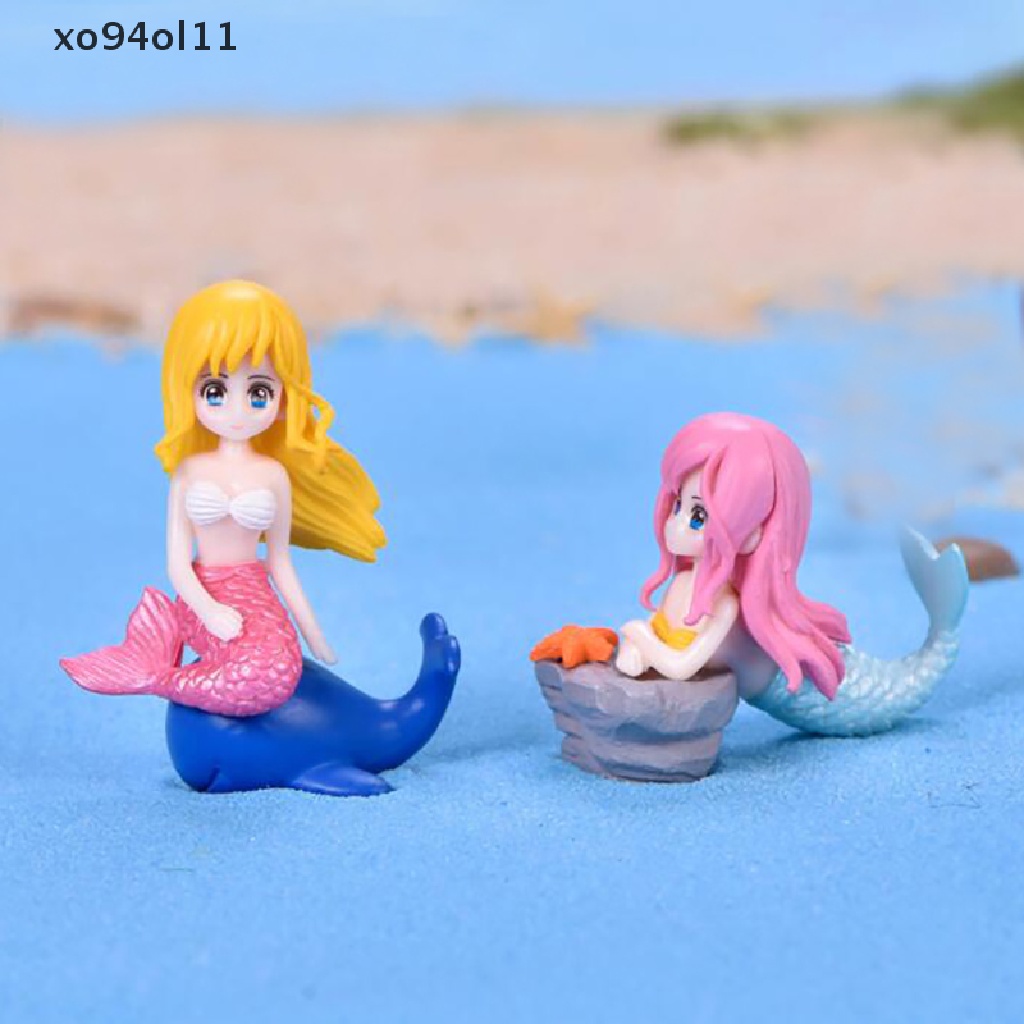 Xo Mermaid Mini Miniatur Peri Taman Hiasan Dekorasi Pot Craft Dekorasi Rumah Boneka OL