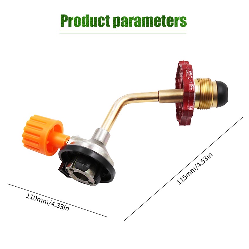 Adaptor Tabung Gas Kaleng Kran Konektor Sambungan Gas Kaleng Portabel