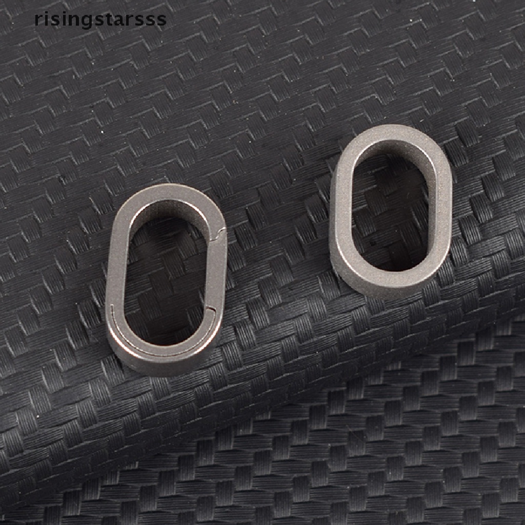 Rsid Span-new Gesper Titanium Mini Kecil Gantungan Kunci Pinggang Rantai Aksesoris Outdoor Alat Jelly