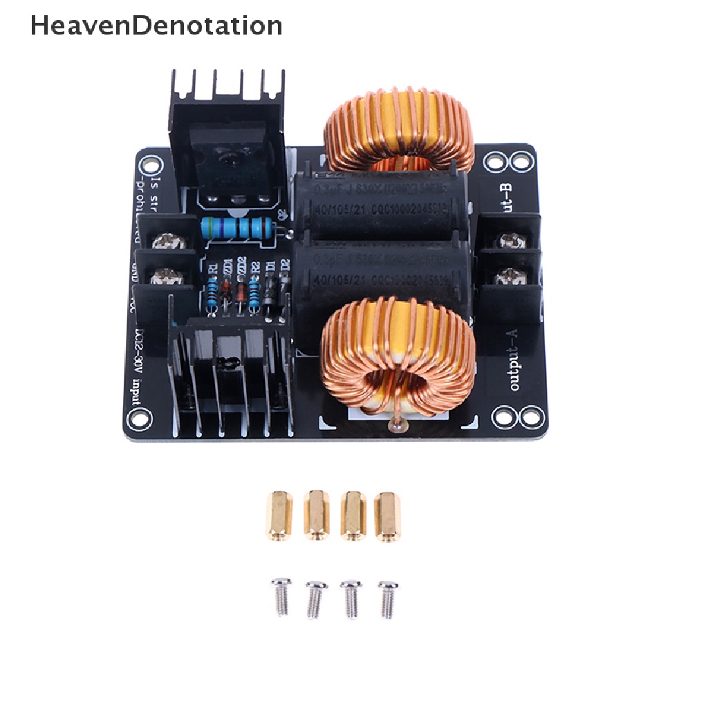 [HeavenDenotation] Zvs 1000W Modul Papan Heag Induksi Tegangan Tinggi Flyback Driver Heater HDV