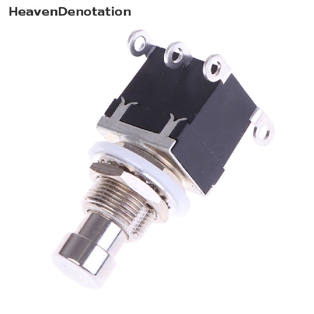 [HeavenDenotation] Pbs-24-202 Saklar momentary 6kaki on-off Efek Gitar Tombol pedal bypass HDV