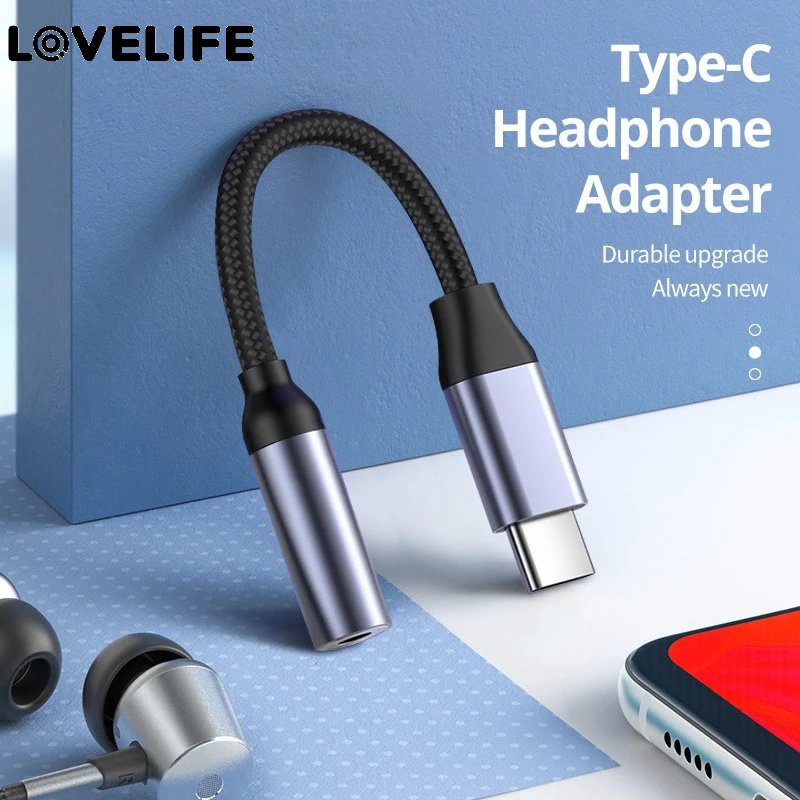 Hot Sale/USB Tipe C Ke 3.5mm Aux Adapter Untuk Huawei Xiaomi POCO Samsung Galaxy S21 Earphone Jack Digital Audio Converter HiFi DAC Untuk Aksesoris Ponsel Android