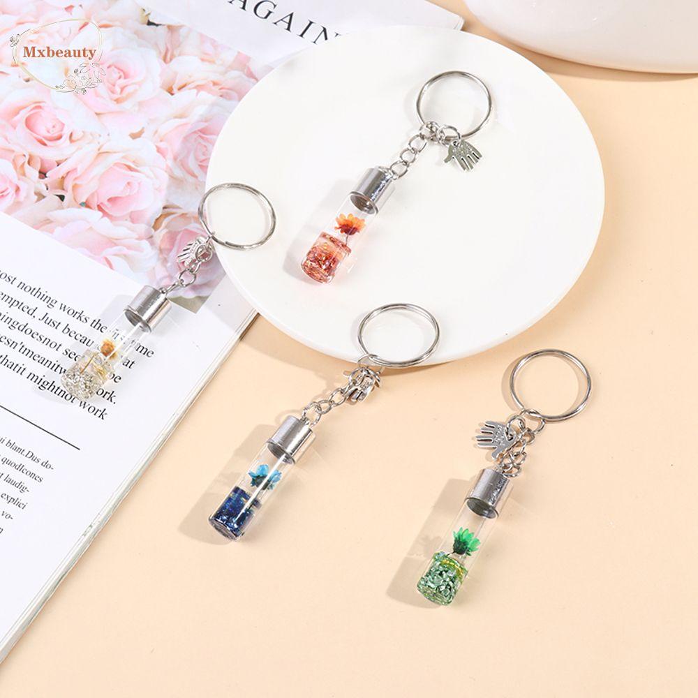 Mxbeauty Gantungan Kunci Bunga Abadi Aksesoris Pernak Pernik Gantungan Kunci Mobil Trinket Hadiah Keychain Liontin Hadiah Pasangan Tanaman Gantungan Kunci