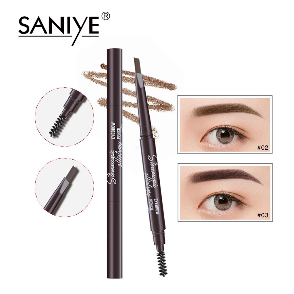 ❤ MEMEY ❤ SANIYE 3D Multi Effect Automatic Eyebrow Pencil M334 ✔️BPOM