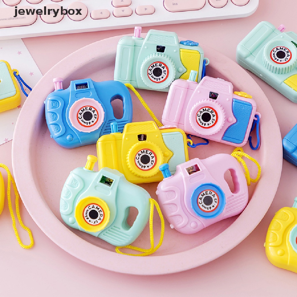 [jewelrybox] 1pc Kamera Proyeksi Mainan Edukasi Kamera Kartun Anak Fotografi Mainan Bayi Butik