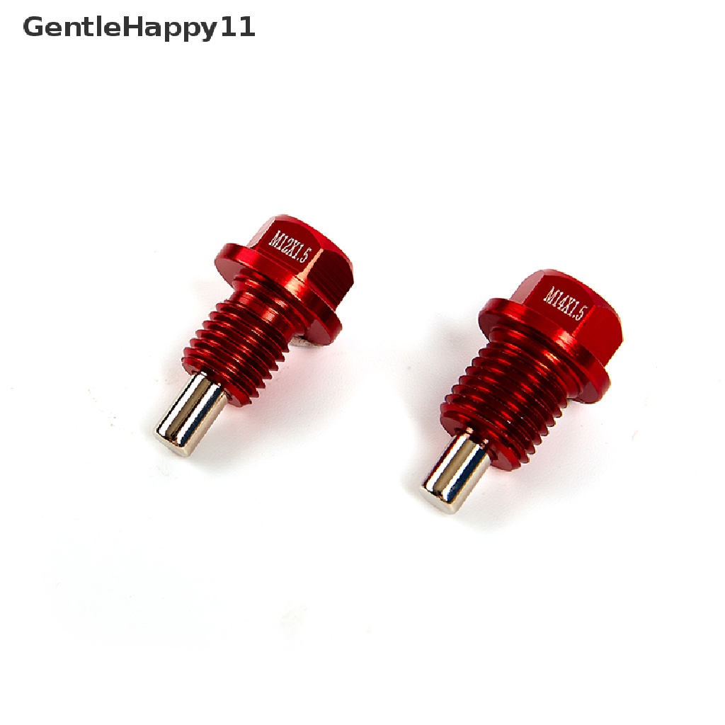 Gentlehappy Titanium Alloy M12 M14 * 1.5MM Mesin Berdandan Oli Magnetik Sump Drain Plug Nut id