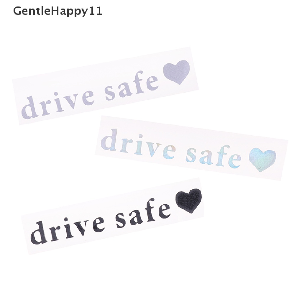 Gentlehappy 1Pc Drive Safe Tips Stiker Mobil Cermin Hias Stiker Vinyl Anti Air id