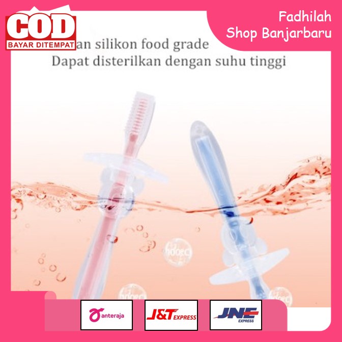 SIKAT GIGI BAYI SILICON - FINGER TOOTH BRUSH | FADHILAH SHOP BJB