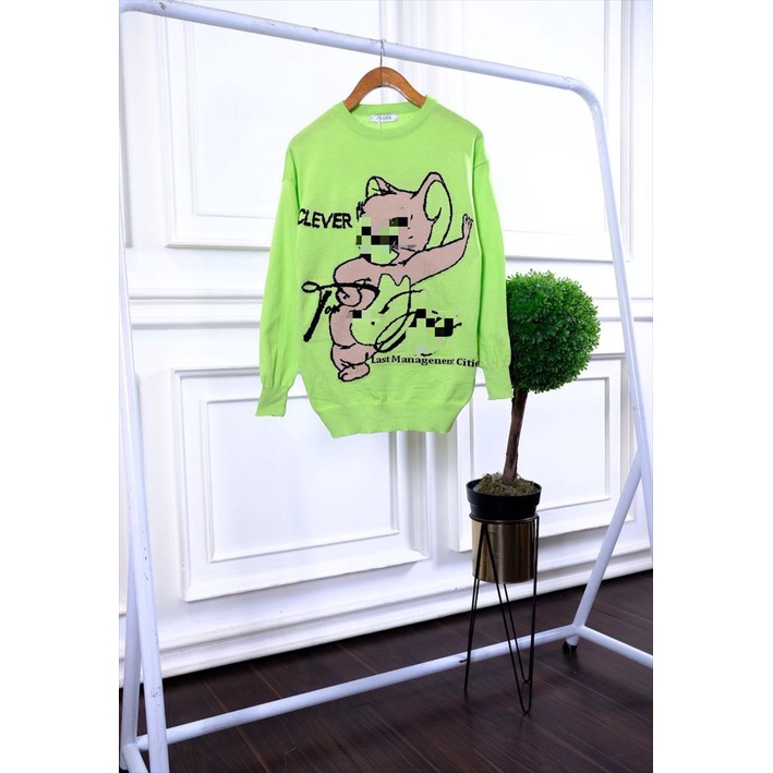 SWEATER KNIT FASHION KOREA BAHAN PREMIUM BANGKOK BKK,3681