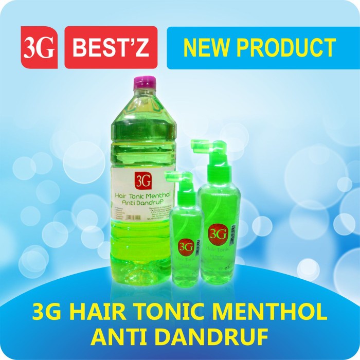 3G HAIR TONIC ANTI DANDRUFF - 120 ML