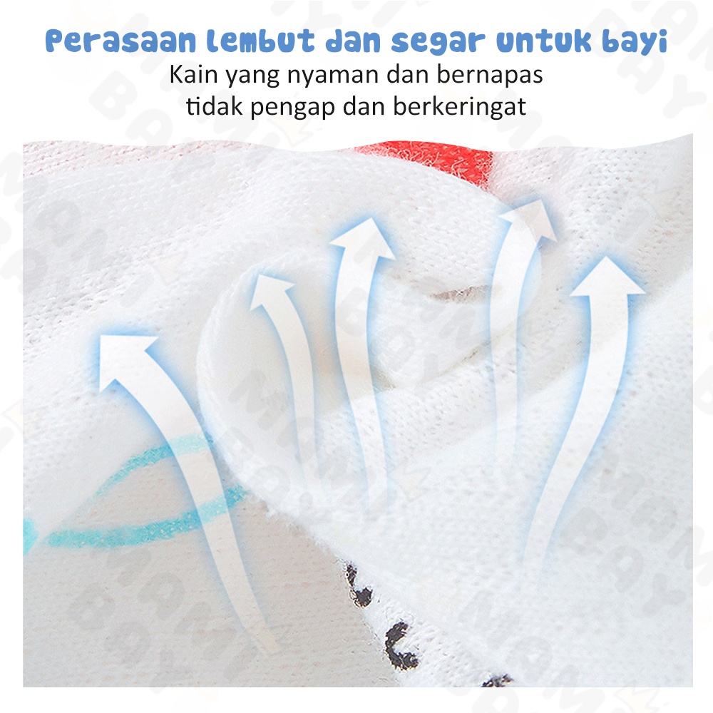 OKEYI Setelan Singlet Bayi Lucu Baju Bayi Tanpa Lengan Baju Bayi Setelan 0-18 Bulan