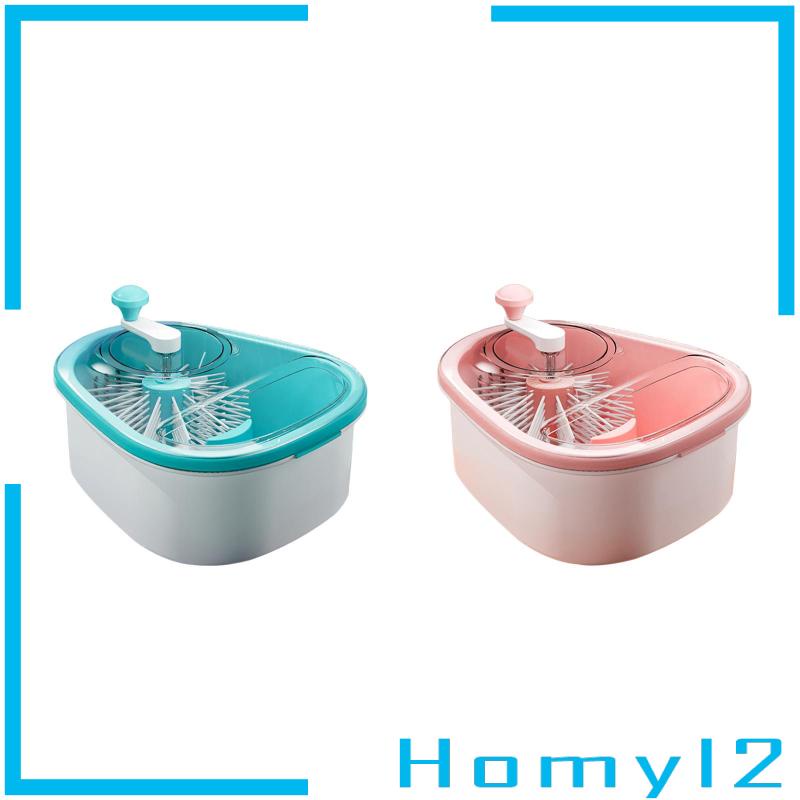 [HOMYL2] Drain Basket Self Draining Alas Anti Slip Pencuci Buah Untuk Sayuran Buah